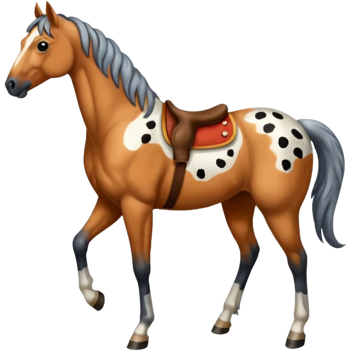 Appaloosa horse emoji