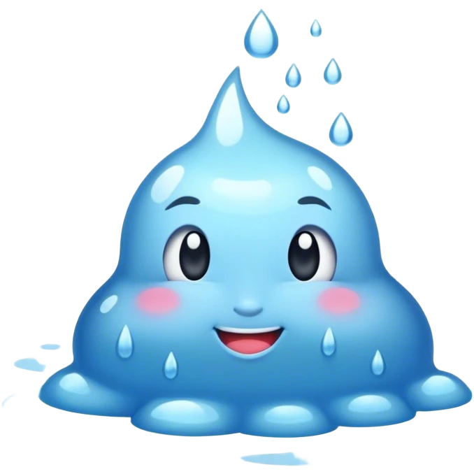 Un puddle tierno  emoji