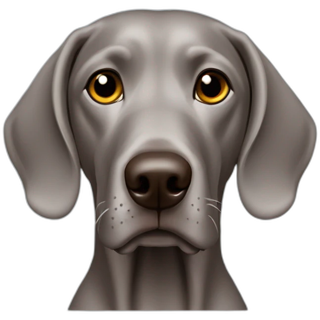 Weimaraner emoji