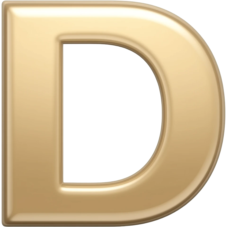 D alphabet emoji