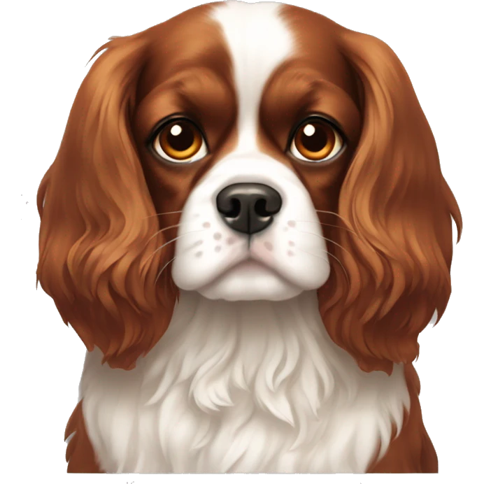 ruby king charles spaniel emoji