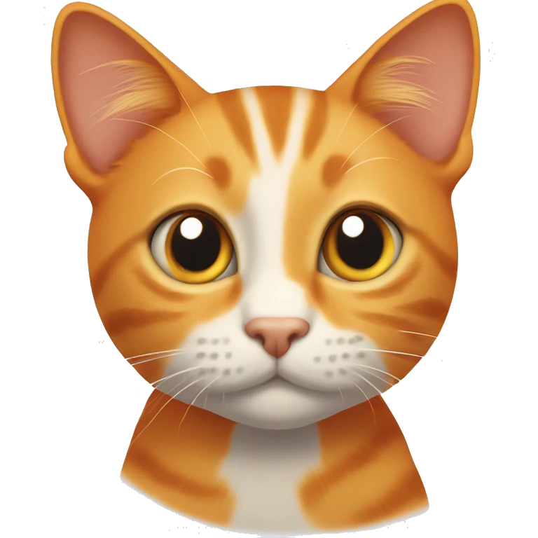 Orange cat ￼ emoji