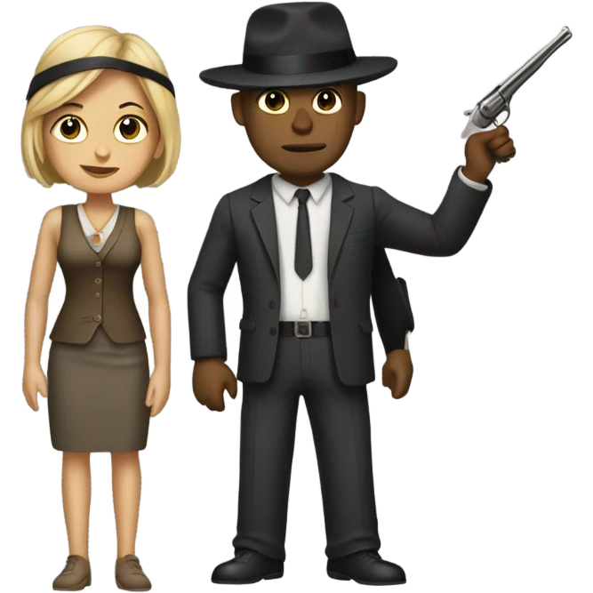 Bonnie and Clyde  emoji