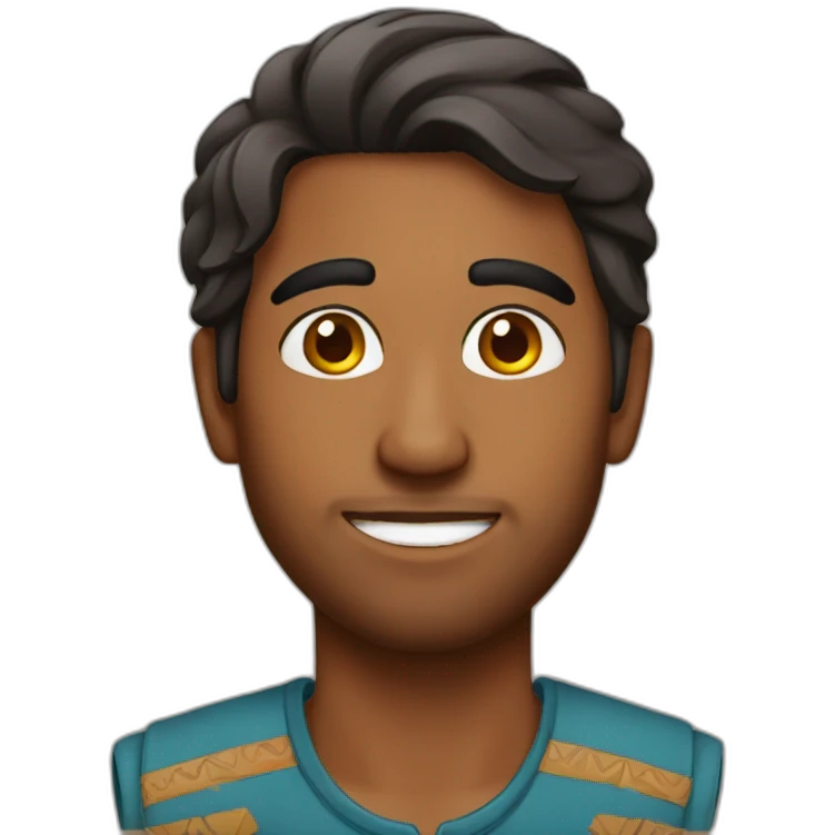 brown indian guy emoji