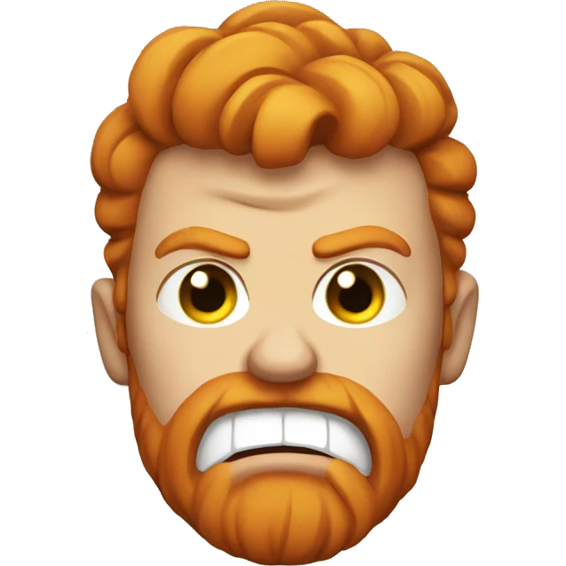 angry ginger emoji