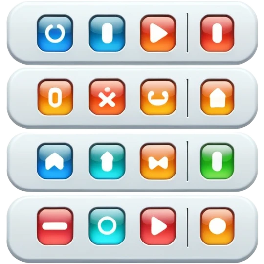 Video game graphics settings menu with toggles and sliders emoji