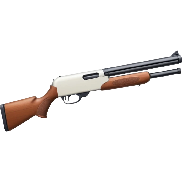 full white SPAS-12 shotgun white-out white white emoji