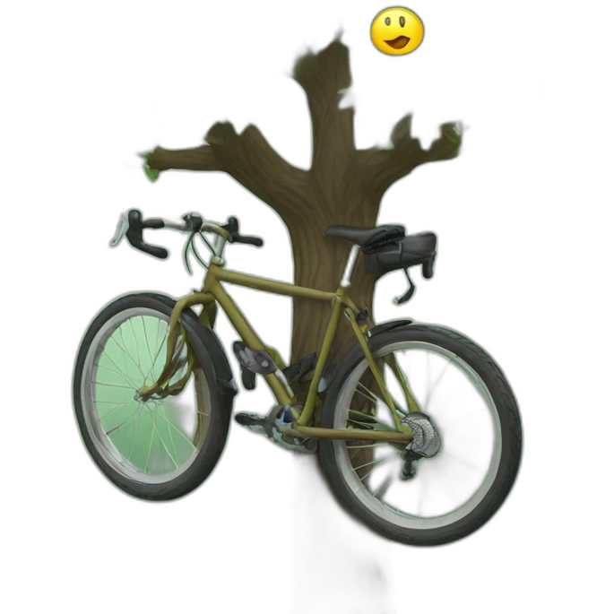 bike in a tree emoji