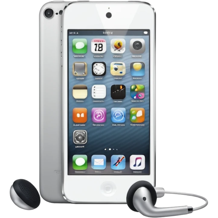 iPod touch 8 with earpiece speaker emoji