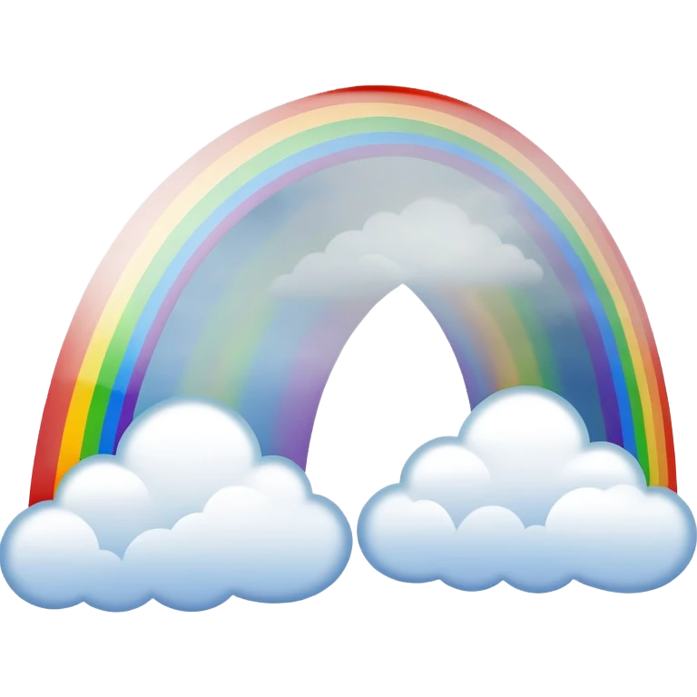 Double rainbow emoji