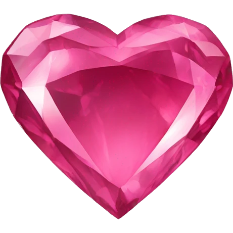 pink tourmaline heart emoji