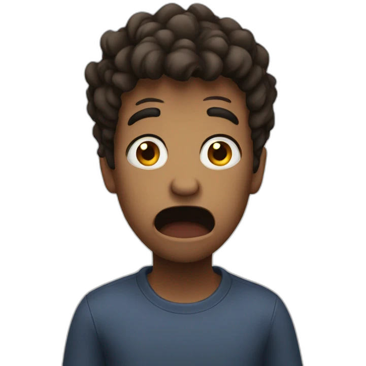 scared emoji