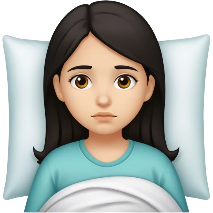 Sick Hispanic girl emoji