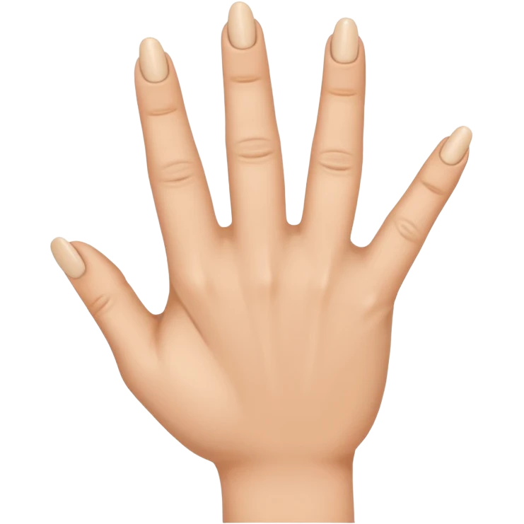 Hand sign with hand spread and middlefinger over the ringfinger emoji
