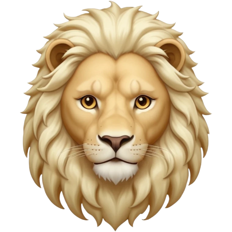 White lion emoji