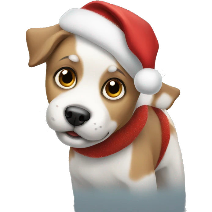 Cute Christmas dogs emoji