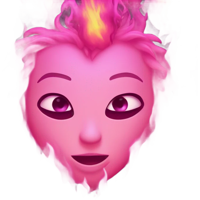 heart with pink fire emoji