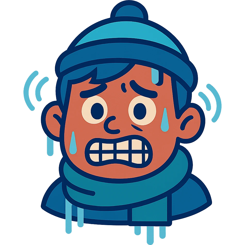 face freezing emoji