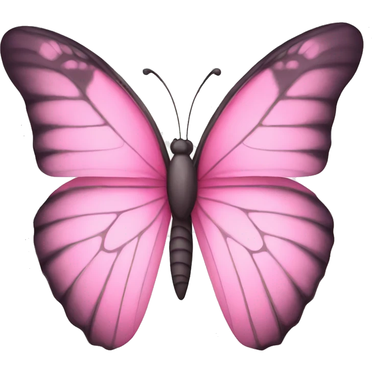 Pretty pink butterfly  emoji