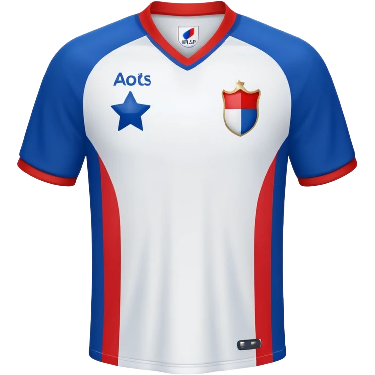 French football Jersey with two stars  emoji