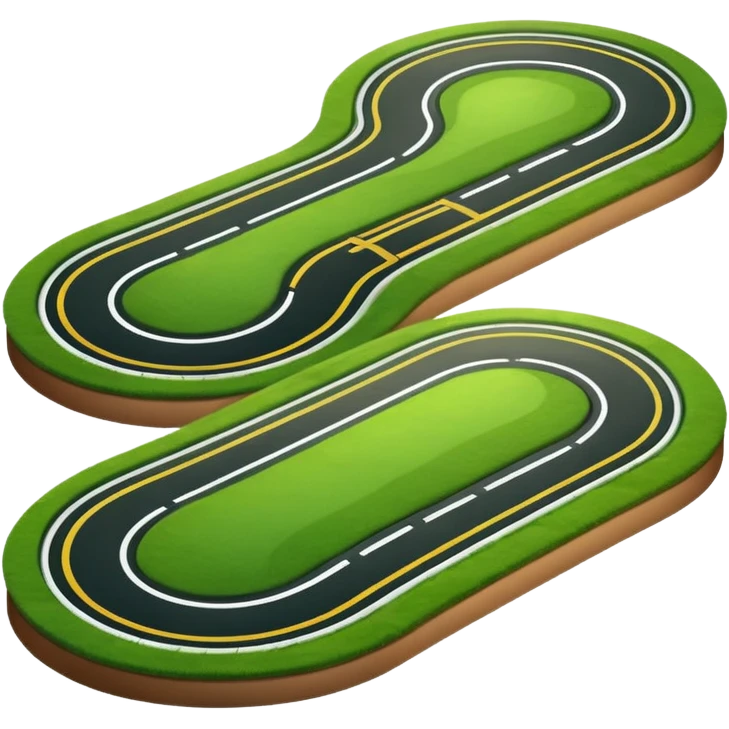 grasses Race track emoji