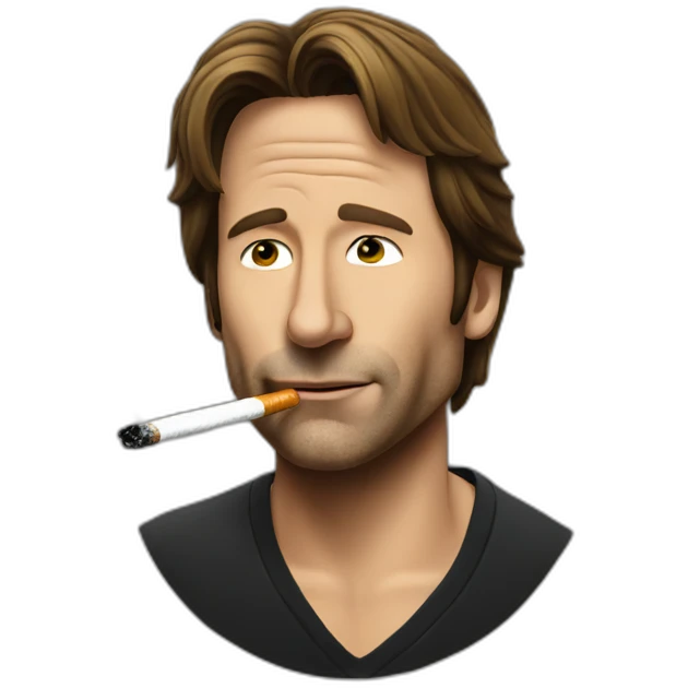 hank moody smokes cigarette emoji