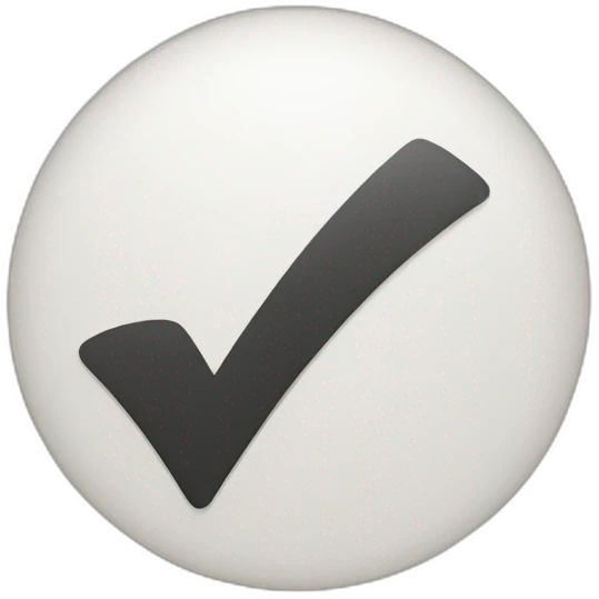 check mark emoji