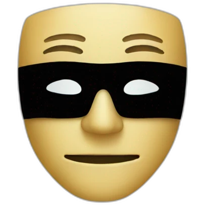 Anonymous mask emoji