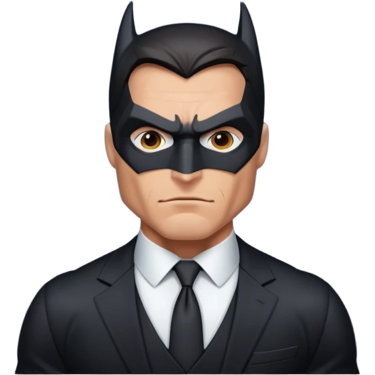 batman sem a mascara emoji