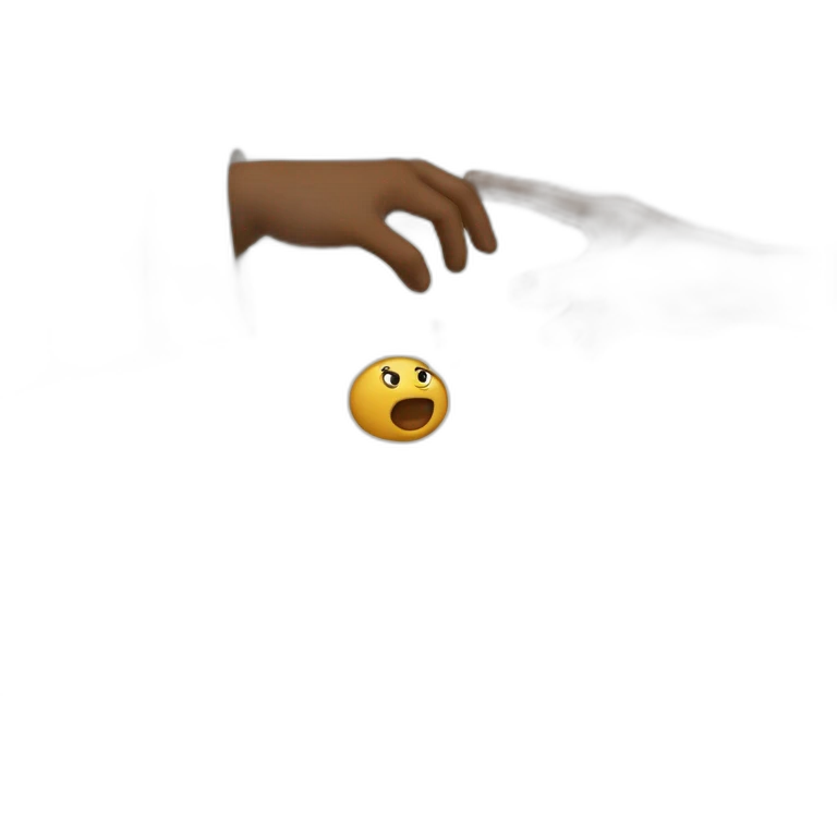 The creation of Adam emoji
