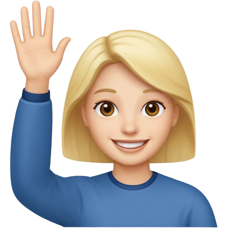 Quelqu'un qui salue emoji