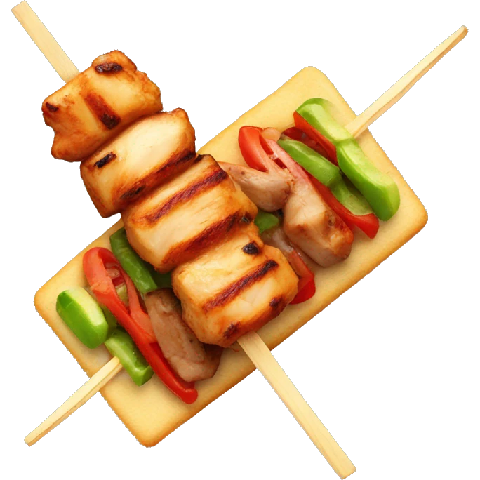 chicken kebab skewers emoji