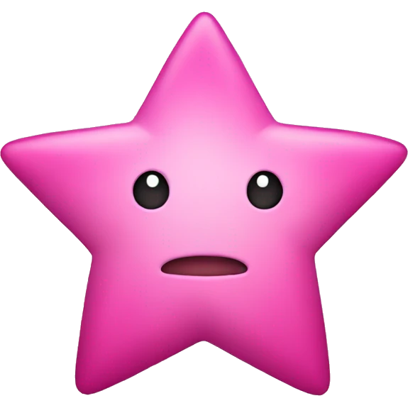 pink star emoji