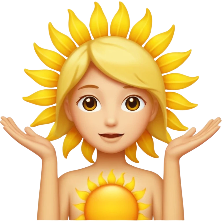 sun Beauty wiggling emoji