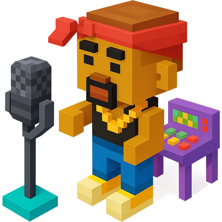 Lego version of 2Pac in a recording studio emoji
