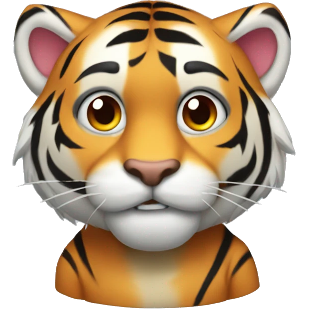A tiger gaming emoji