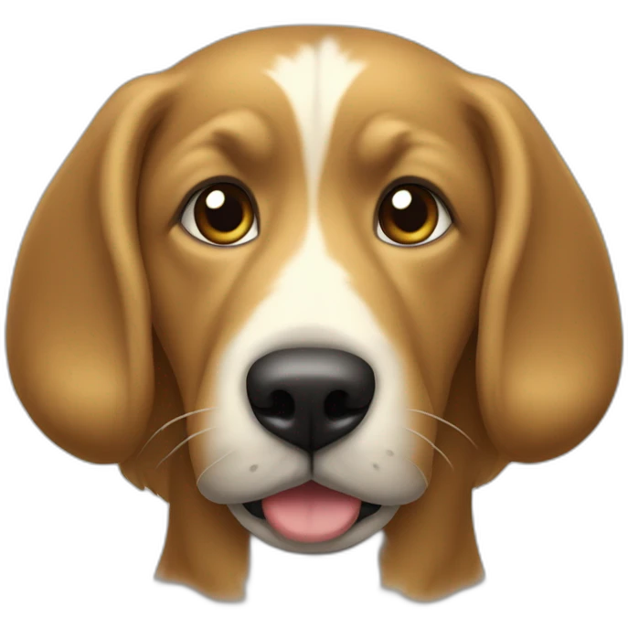 Un Macintosh écrase un chien emoji