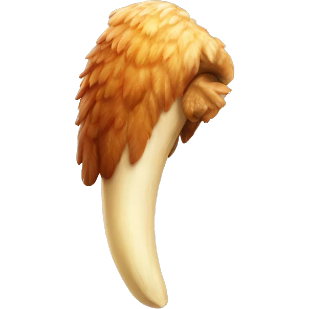 woolly mammoth tusk chicken wing emoji