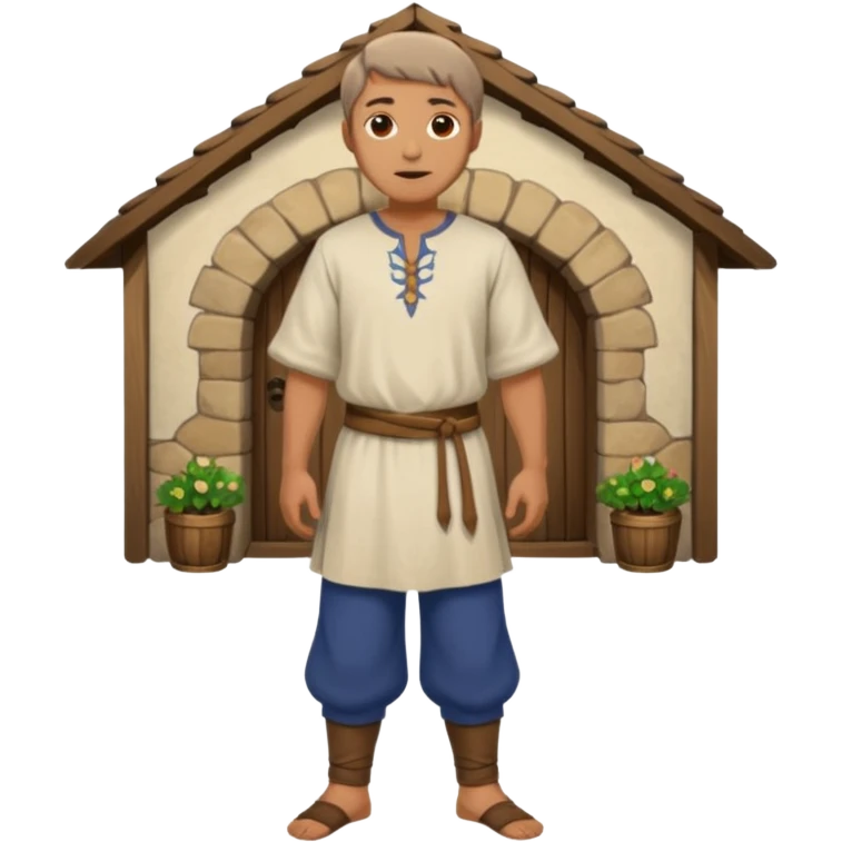 medival Cottagecore style man emoji