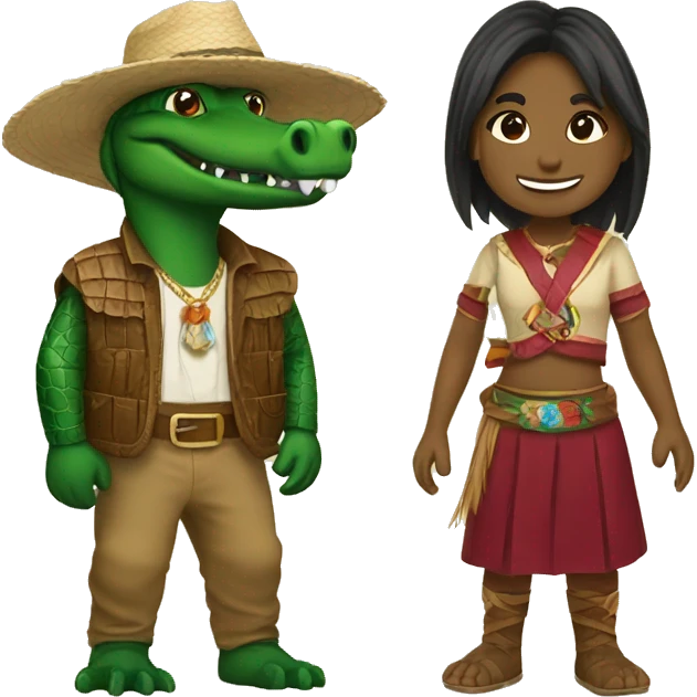 gator and seminole emoji
