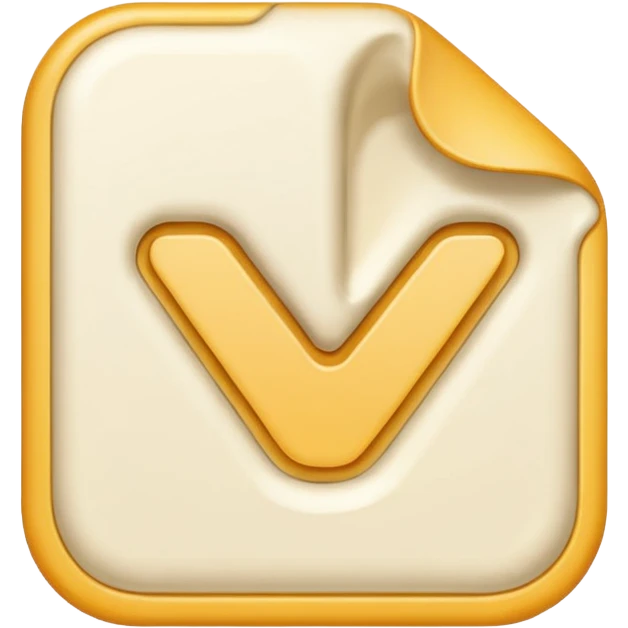 Letter color Creamy emoji