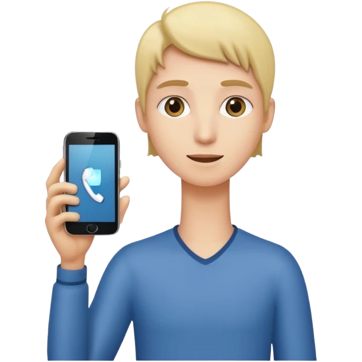 Super Long long neck queer on phone  emoji