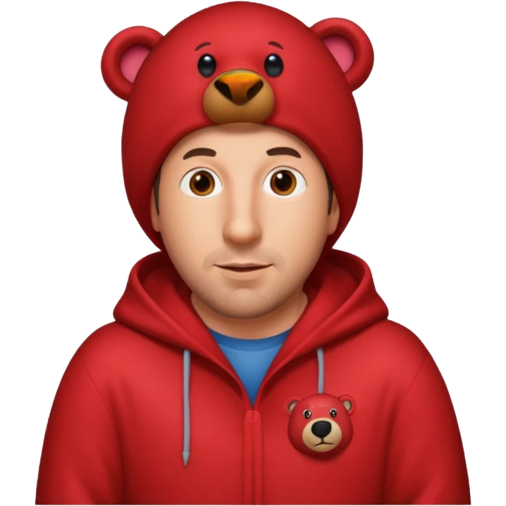 Adam Sandler red bear emoji