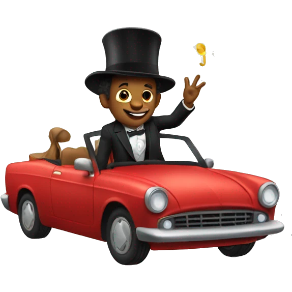 magician in a car emoji
