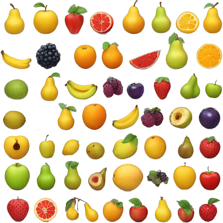 Fruits emoji