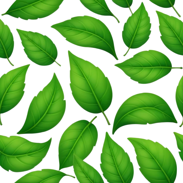 beautiful leafs emoji