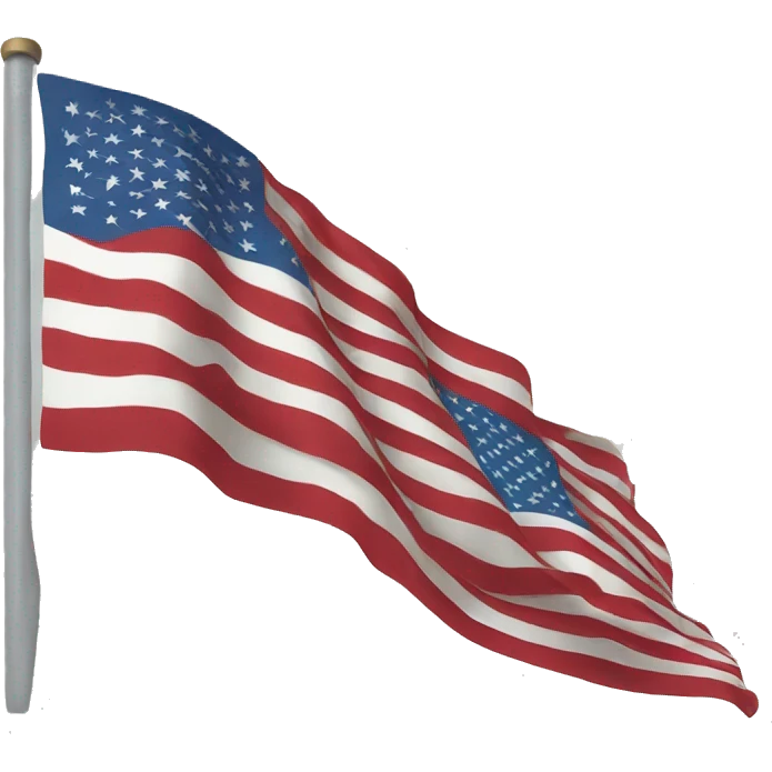 American flag technology emoji