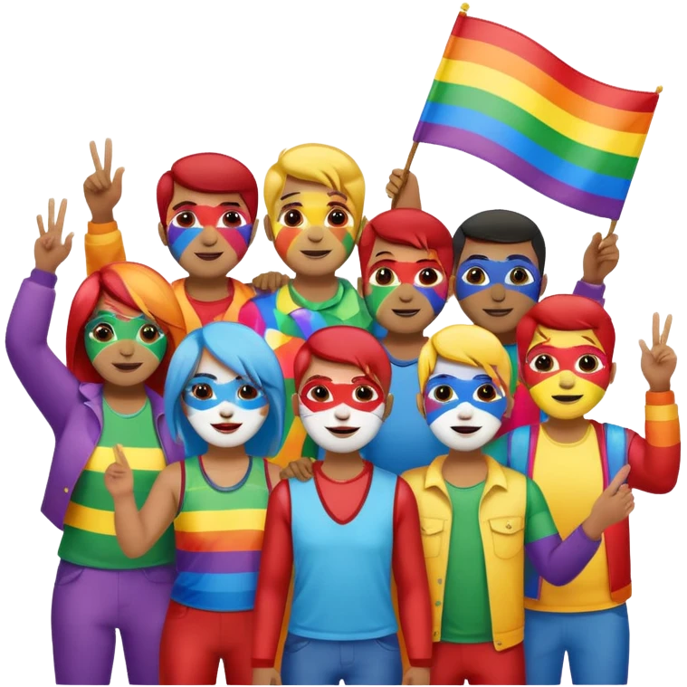 pride charcters emoji