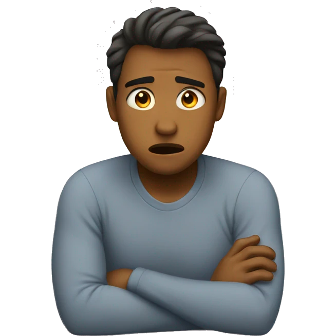 anxious emoji