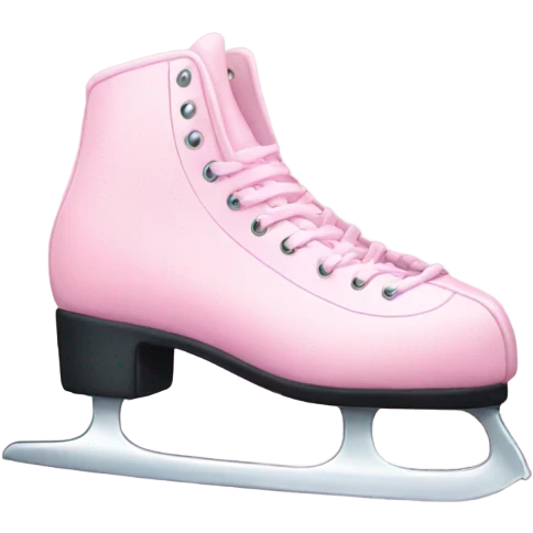 pastel pink ice skates emoji